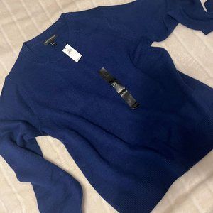 Cozy Comfy, NWT Bright Blue Banana Republic Factory Crew Neck Sweater